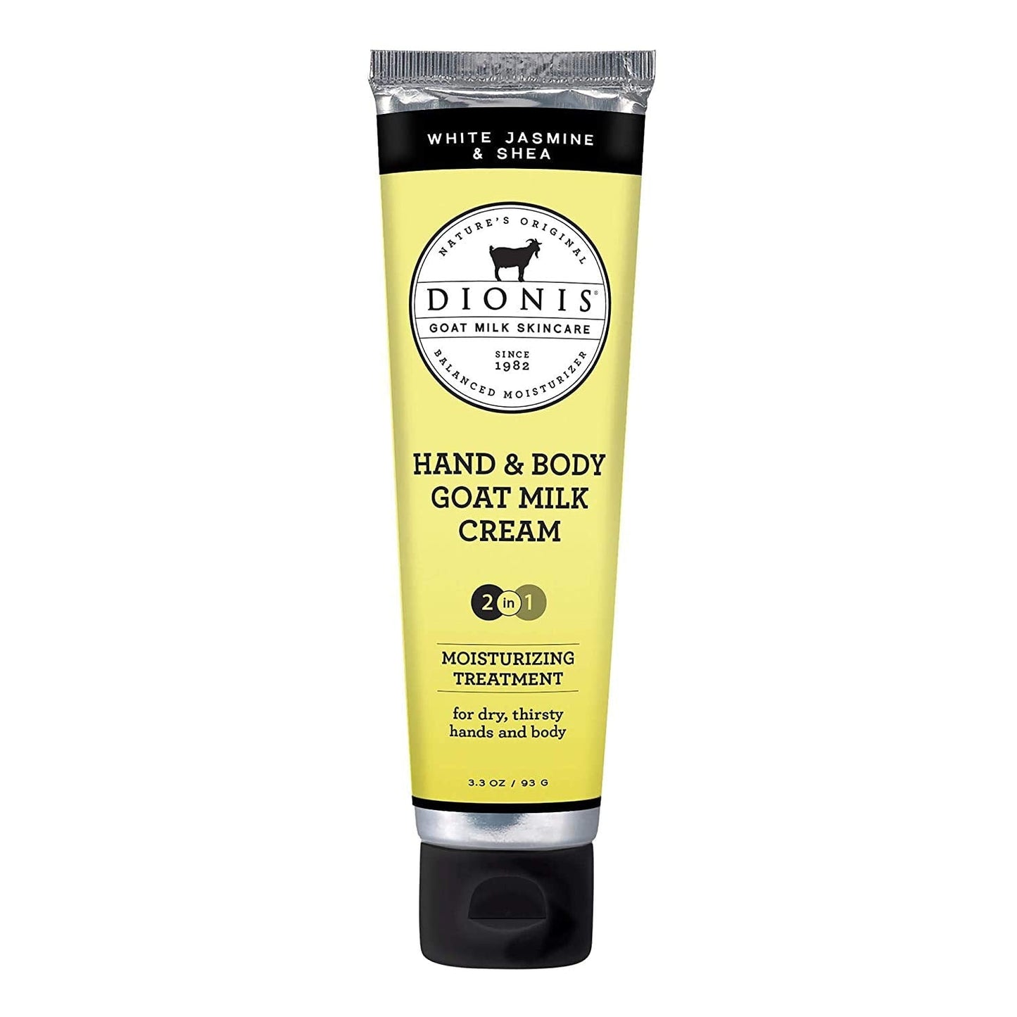 Dionis - Goat Milk Skincare White Jasmine & Shea Scented Hand & Body Cream (3.3 oz) - Made in the USA - Cruelty-free and Paraben-free Beauty & Personal Care Dionis