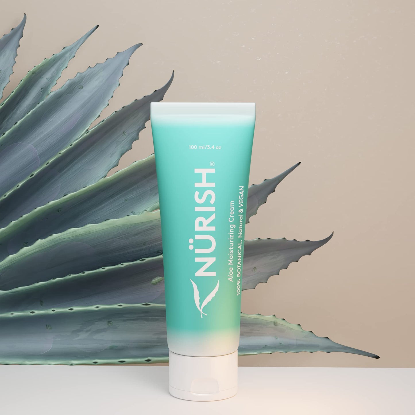 NURISH Advanced Moisturizer with Micro Hydro Beads| Natural & Vegan | Hand & Body Moisturizer for Normal & Dry Skin | Non-Comedogenic | Use 1/4 as Beauty & Personal Care NÜRISH