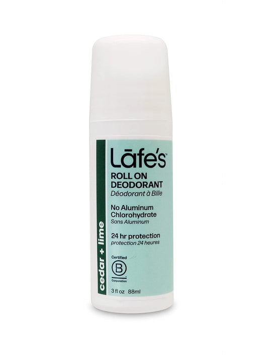 Lafe's Natural Deodorant - 3oz Roll-On Aluminum Free Natural Deodorant for Men & Women - Paraben Free & Baking Soda Free with 24-Hour Protection Beauty and Personal Care Lafe's