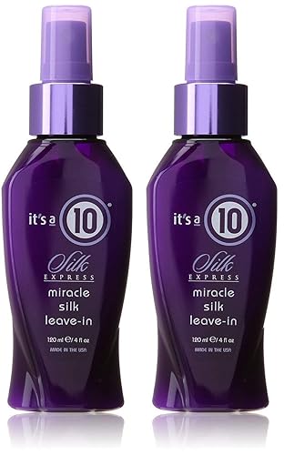 It's a 10 Haircare Silk Express Miracle Silk Leave-In, 4 fl. oz. (Pack of 2) Beauty & Personal Care It's a 10 Haircare