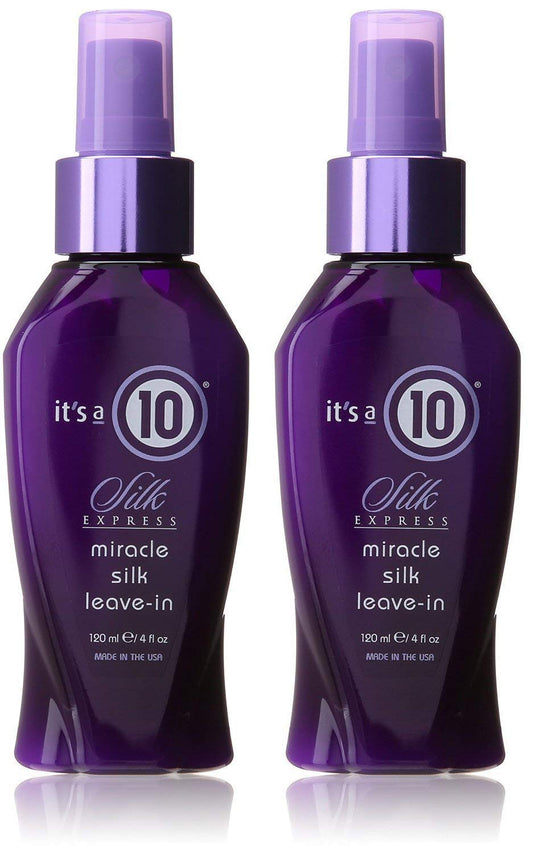It's a 10 Haircare Silk Express Miracle Silk Leave-In, 4 fl. oz. (Pack of 2) Beauty & Personal Care It's a 10 Haircare