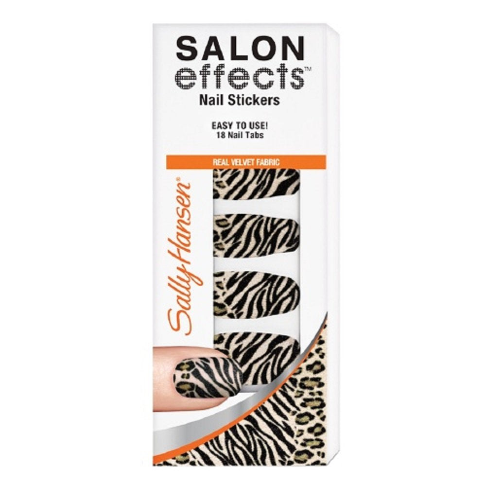 Sally Hansen Salon Effects Couture Nail Stickers, Faux Real, 18 Count Beauty & Personal Care Sally Hansen