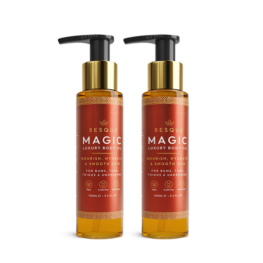 Besque Magic Body Oil, 3.4 FL OZ, After Shower Body Oil For Women, Hydrating Skin Care For Full Body That Plumps, Tightens, and Firms Skin Beauty and Personal Care Besque Default Title