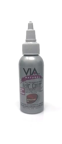 Via Natural Semi-Perm 2 oz. Color # 85 Dark Cherry Beauty & Personal Care Via Natural