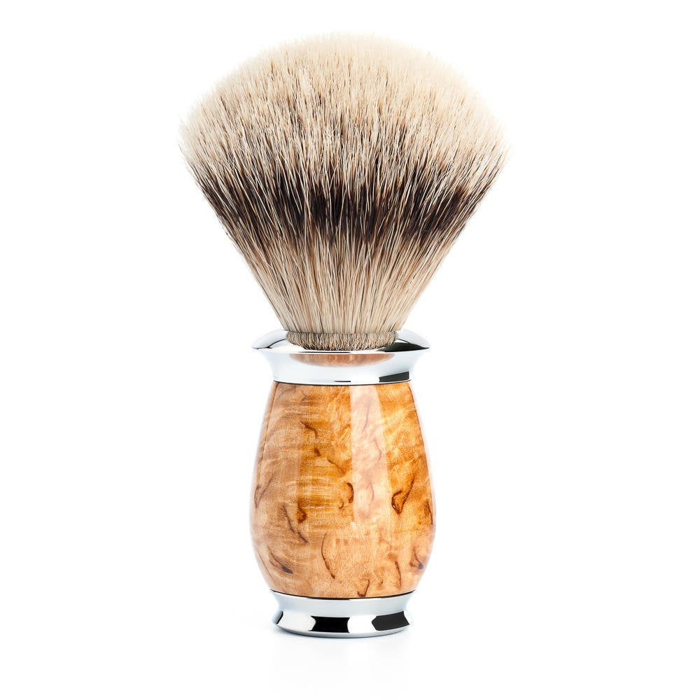 MÜHLE Purist Karelian Masur Birch Silvertip Badger Shaving Brush Beauty and Personal Care MÜHLE