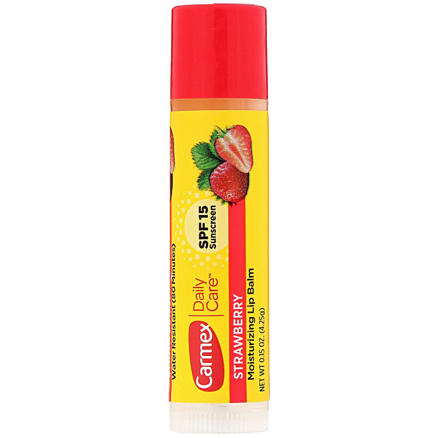 Carmex Cold Sore Relievers Carmex Daily Care Moisturizing Lip Balm Strawberry Spf 15, 0.15 Oz Beauty & Personal Care Carmex