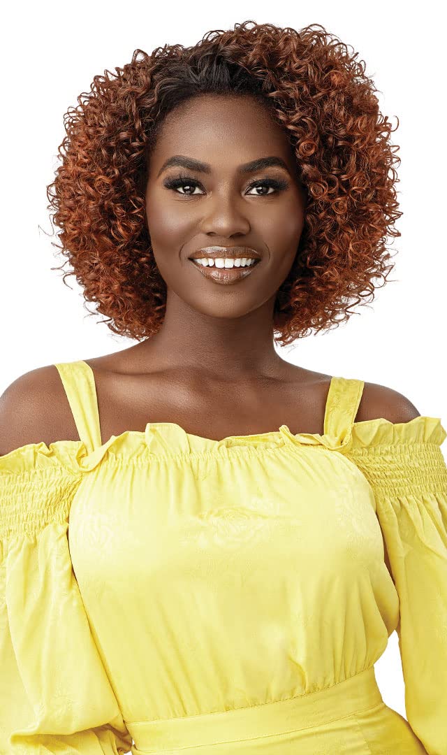 Outre Converti Cap Synthetic Wig - SPARKLING BELLE (Color:DR2/GOLDEN HONEY BLONDE)