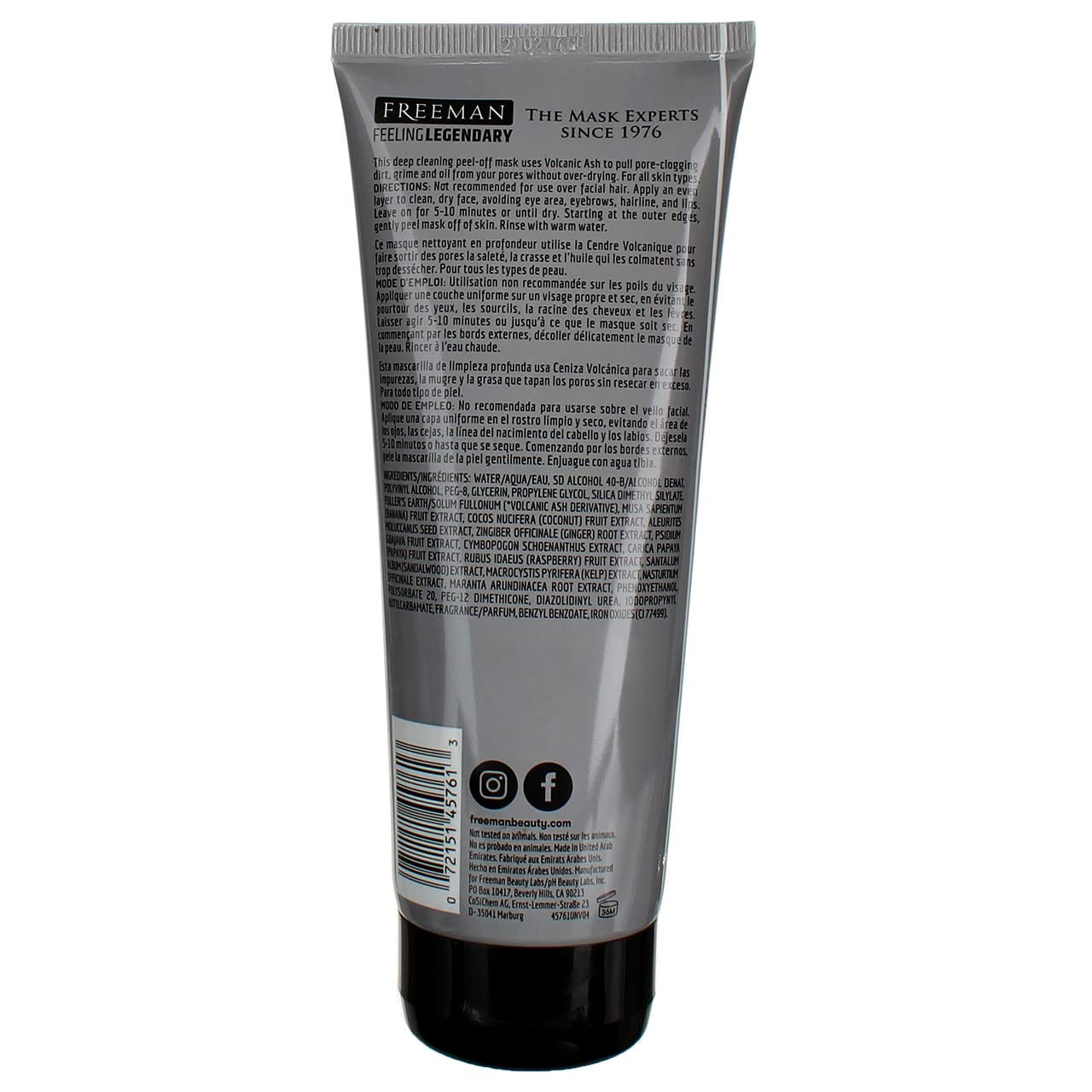 Freeman Peel Of Mask Pore Clearing Beauty & Personal Care Freeman