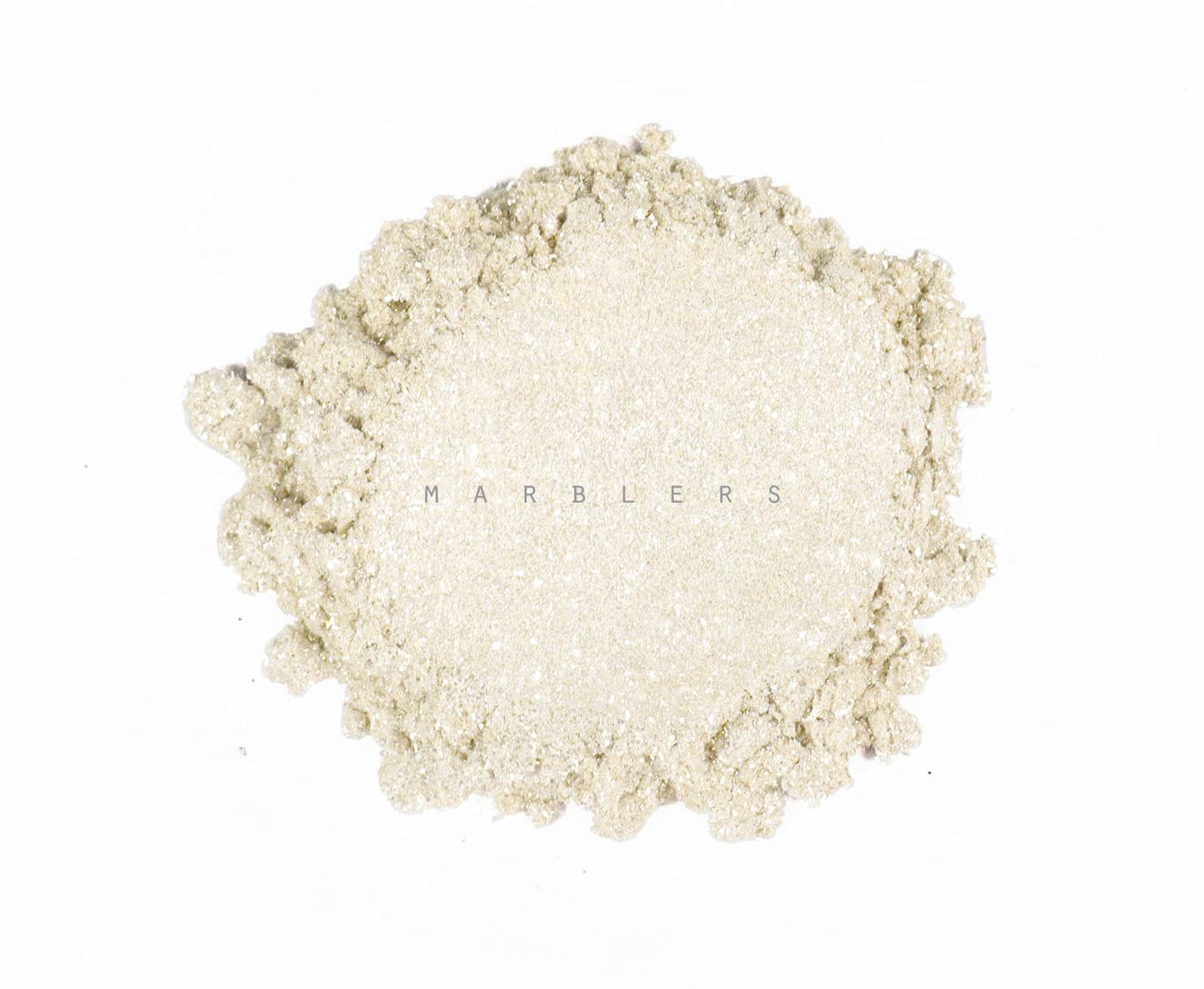 MARBLERS Glitter Mica Powder [Silky Linen] 0.14oz (4g) | Glitter Mica | Highly Pigmented | Non-Toxic, Vegan, Cruelty-Free | Eyeshadow, Body Butter Beauty & Personal Care MARBLERS