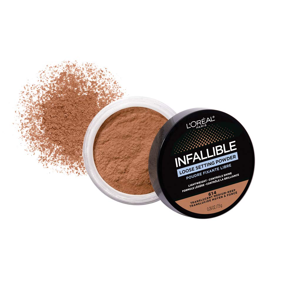L'Oreal Paris Infallible Tinted Loose Setting Powders, Matte Finish, Lightweight, No White Cast, 2 Shades From Light To Deep, Translucent Beauty & Personal Care L'Oreal Paris