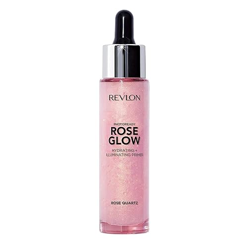 Revlon Face Primer, PhotoReady Rose Glow Face Makeup for All Skin Types, Hydrates, Illuminates & Moisturizes, Infused with Quartz and Hydrating Oil Beauty & Personal Care REVLON