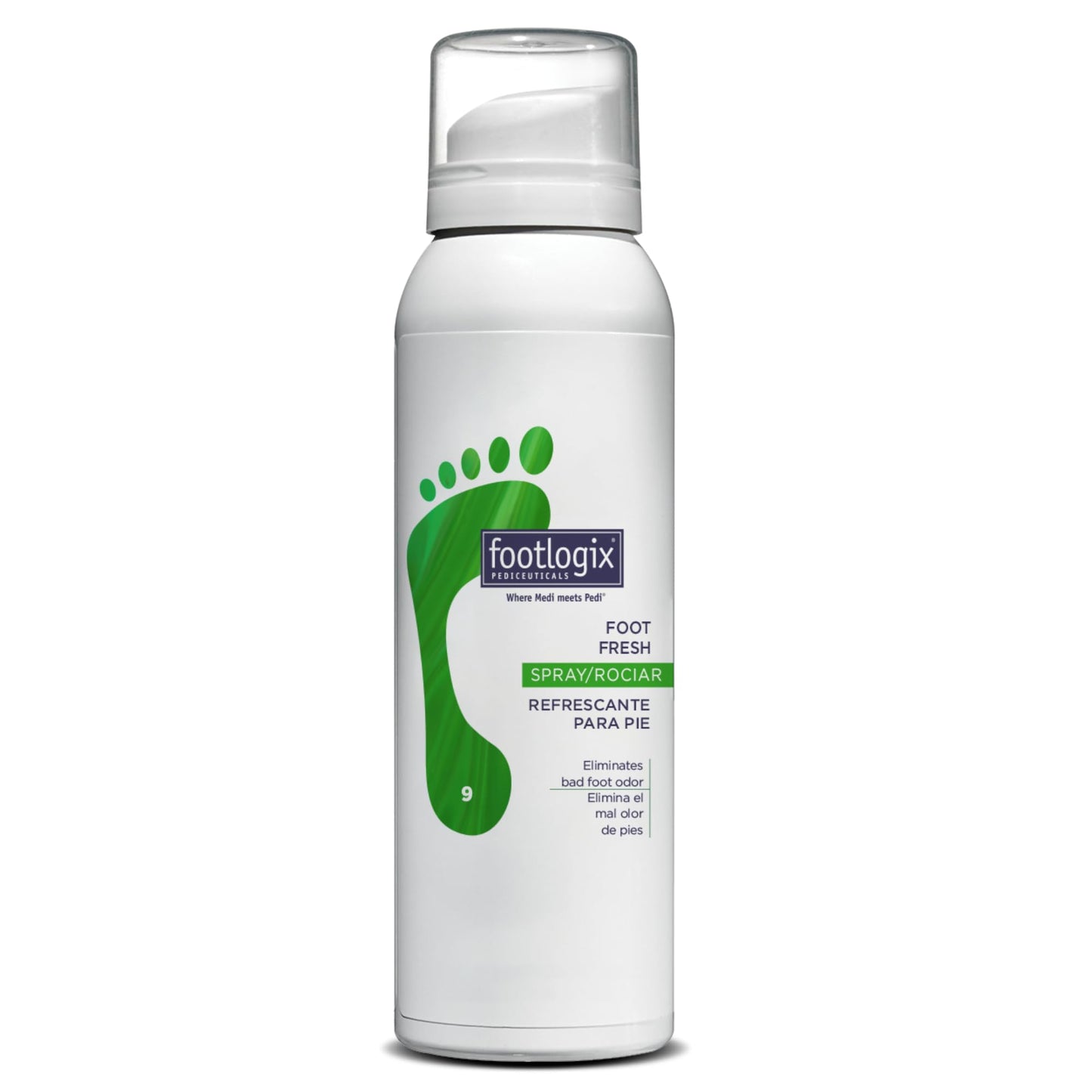 Footlogix Foot Deodorant Spray 4.23 oz - Tea Tree Oil & Menthol Foot Spray - Odor-Neutralizing Formula for Athletes & Enclosed Shoe Wearers - 360° Beauty and Personal Care FOOTLOGIX