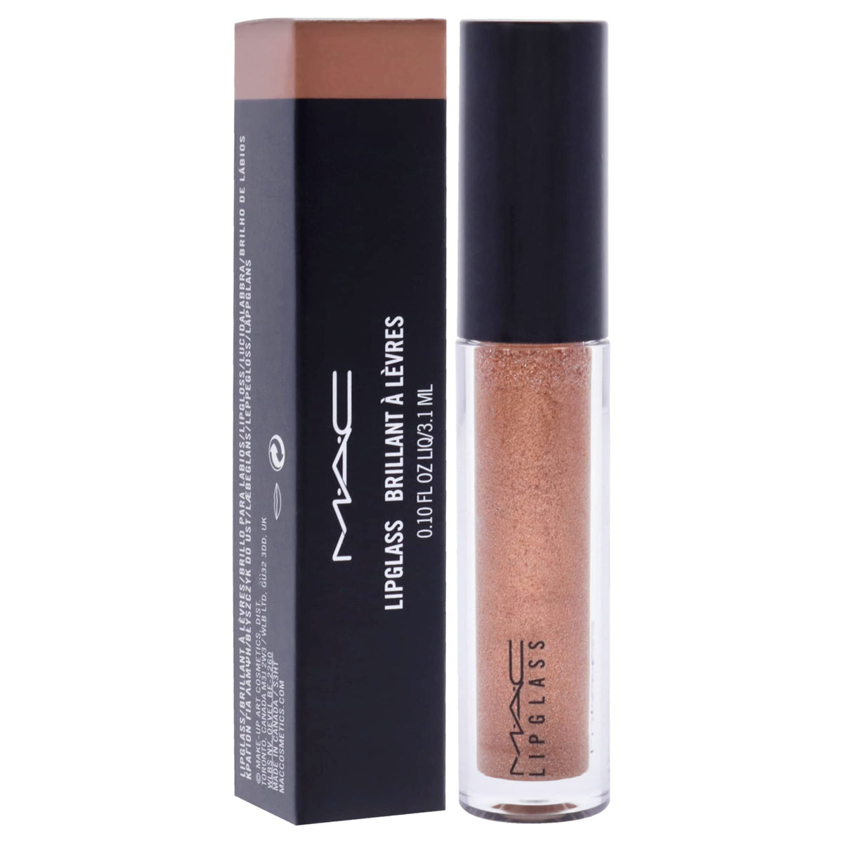 MAC Lipglass Lip Gloss Oh Baby for Women, 0.7 Oz, Multi, 1 Count Beauty & Personal Care MAC