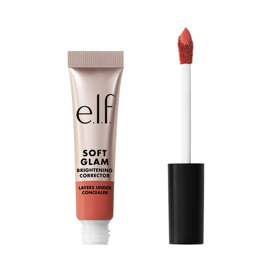 e.l.f. Soft Glam Brightening Corrector, Helps Minimize Dark Circles & Discoloration, Hydrating With A Natural Finish, Vegan , Dark Pink Beauty & Personal Care e.l.f.