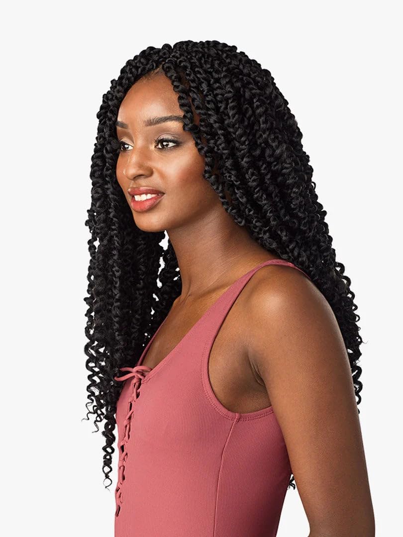 Sensationnel Lulutress Crochet Braiding Hair-Passion Twist 18 Inch,T1B/27