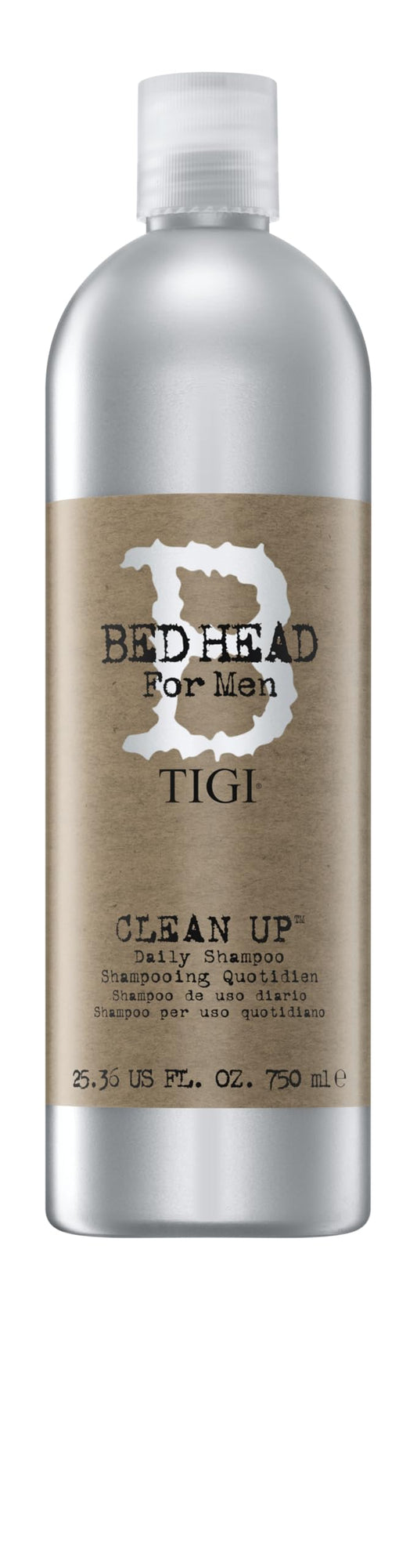 Bed Head by TIGI for Men Clean Up Daily Shampoo, Invigorating Cleanser for All Hair Types, 25.36 fl oz Beauty & Personal Care TIGI