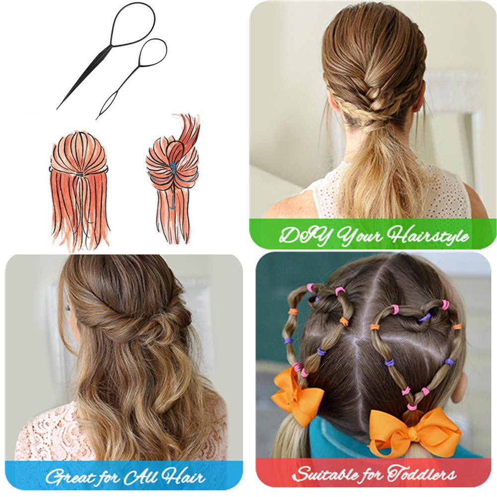 Plastic Magic Hair Braid Ponytail Maker Clip Tool Simple DIY Hair Loop Accessories Kit for Hair Styling Beauty & Personal Care Beetoo