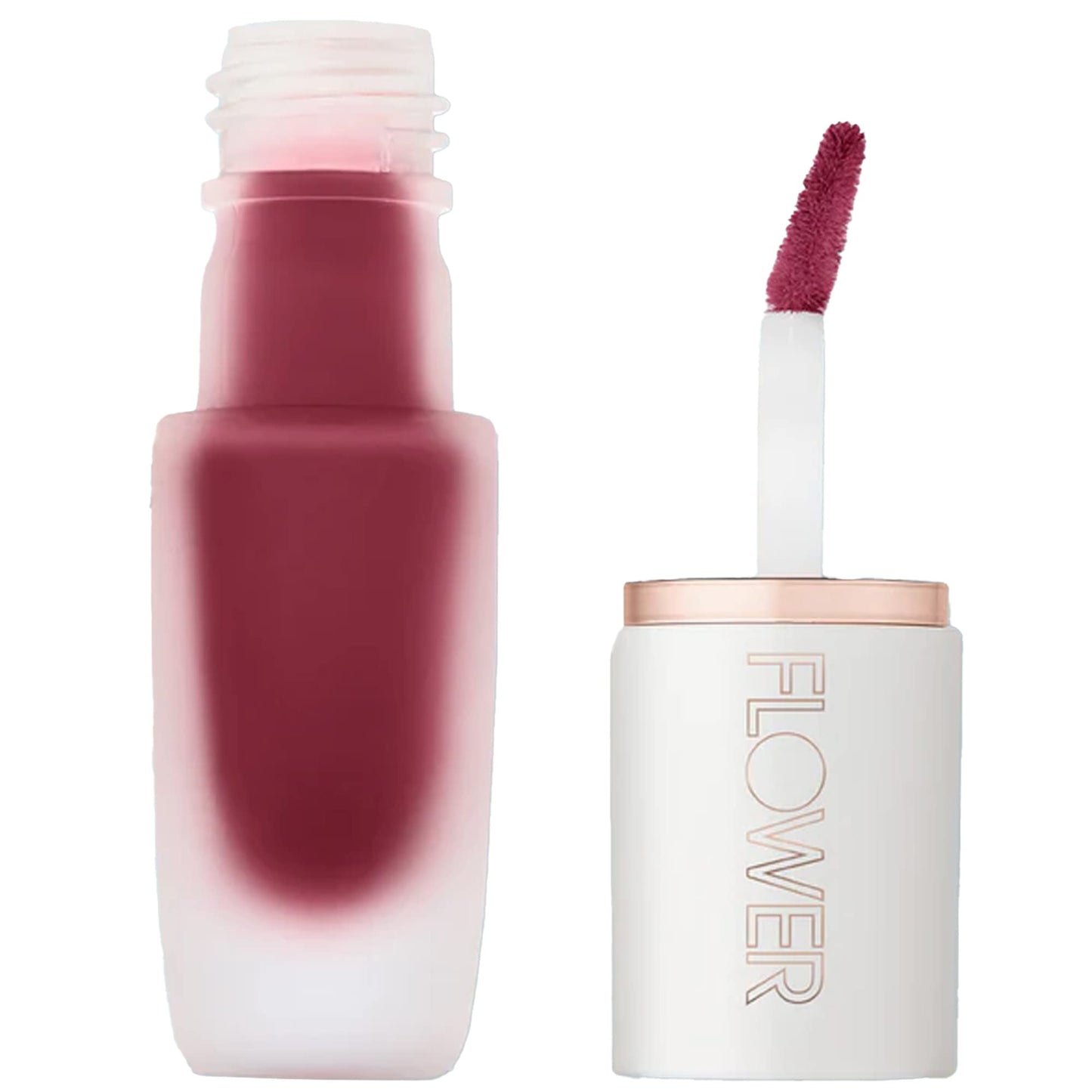 FLOWER BEAUTY By Drew Barrymore Perfect Pout Lip Color - Soft Matte Finish - Liquid Lipstick - Comfortable + Lightweight Feel (Raspberry) Beauty & Personal Care FLOWER