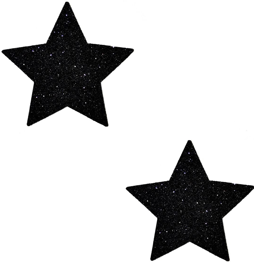 Neva Nude Black Mallice Glitter Starry Nights Bodistix - Glitter Body Stickers for Festivals, Raves, & Parties | Medical Grade Adhesive, Waterproof Beauty & Personal Care Neva Nude