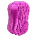 Silicone Body Scrub Brush - Premium Dual Sided Silicone Loofah Body Scrubber Palm Sized, Deeply Cleanses Exfoliates Skins, Silicone Body Scrubber Beauty & Personal Care SupportS