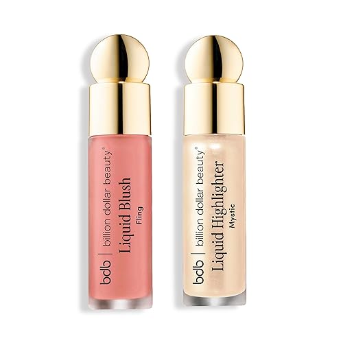 bdb Liquid Blush & Highlighter - Long-Lasting, Smooth and Lightweight, Smudge-Proof, Lovestruck Beauty & Personal Care billion dollar brows