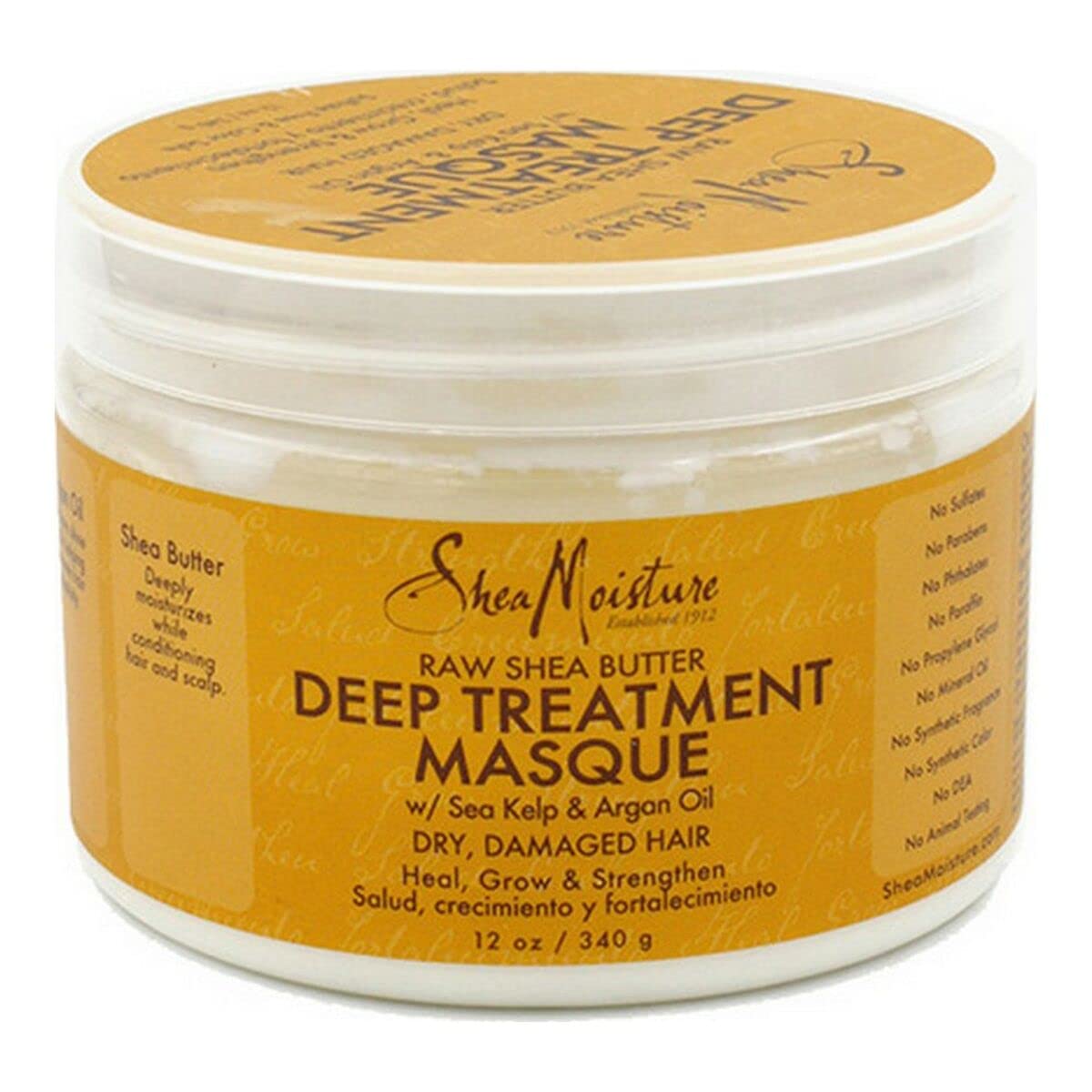 Shea Moisture Raw Shea Masque 12 Ounce Jar (354ml) (2 Pack) Beauty & Personal Care SheaMoisture
