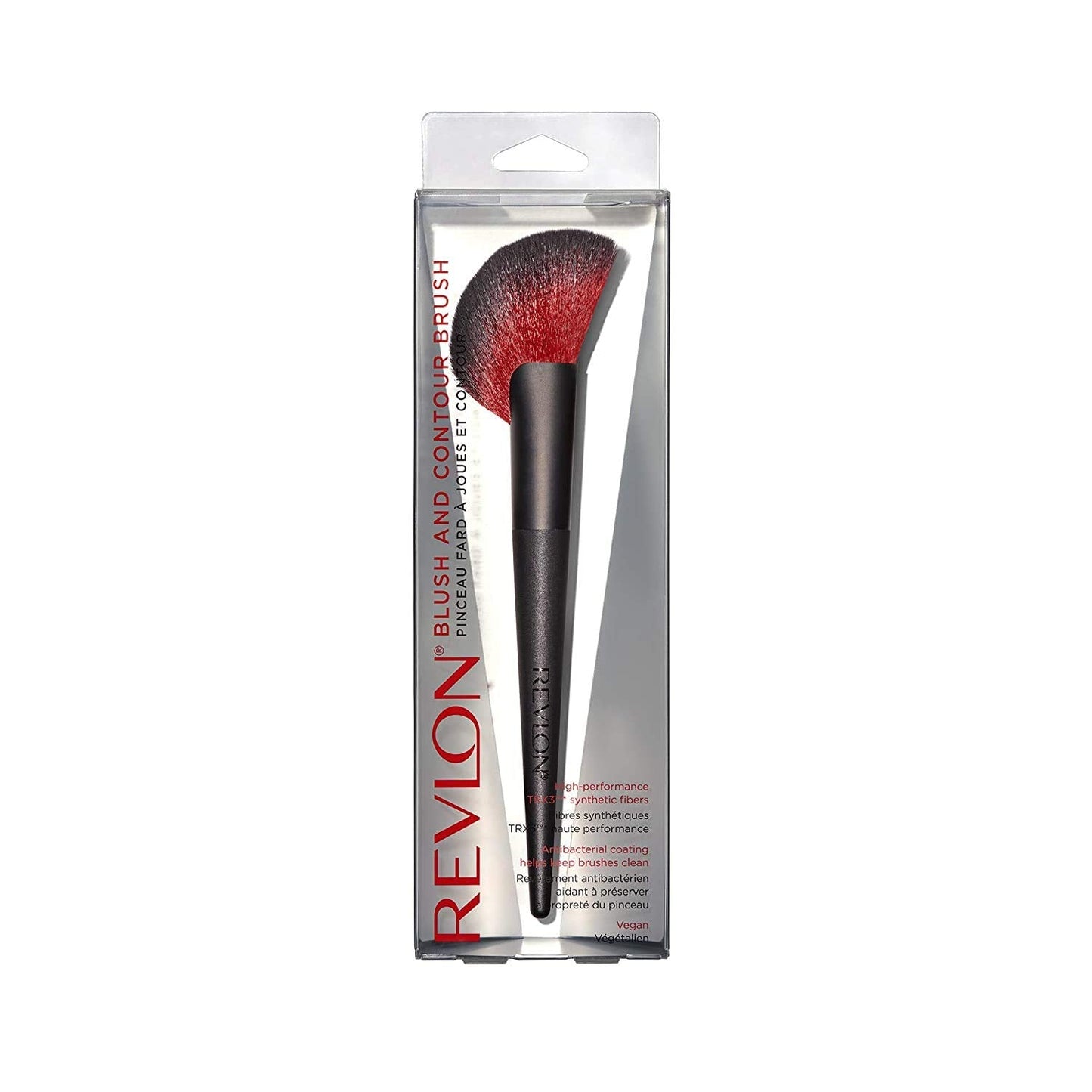 Revlon Winged Face Blush and Contour Brush, Angled Makeup Brush for Contouring Sculpting and Highlighting, Vegan and Coated Beauty & Personal Care REVLON