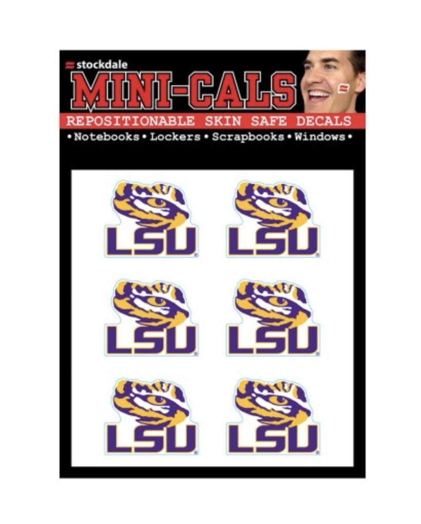 WinCraft 1493491214 LSU Tigers Face Cals Temporary Tattoos