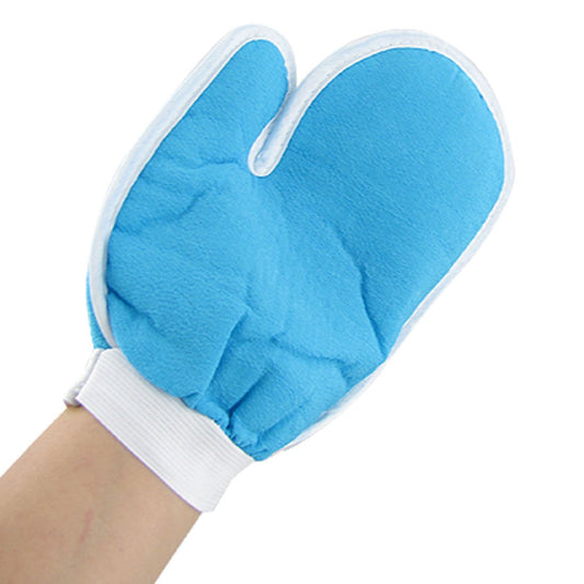 Ruilogod Blue Bath Shower Hand Cleaning Massage Glove Body Scrubber (id: aec 030 1e5 710 572 Beauty and Personal Care Ruilogod