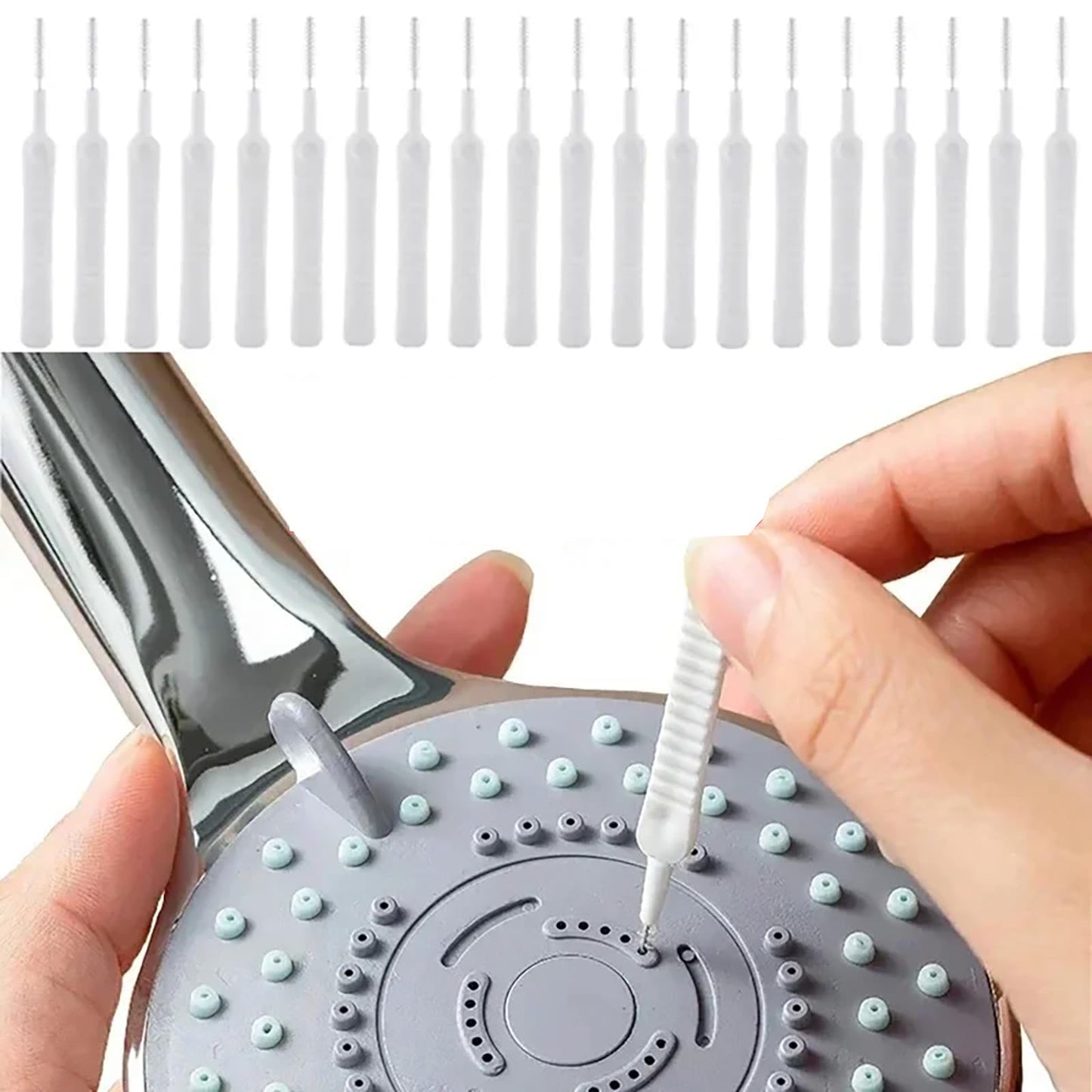 Shower Head Cleaning Brush for Small Holes,Anti-Clogging Nozzle Brush for Shower Head,Multifunctional Shower Head Cleaning Brushes for Mobile Beauty and Personal Care Epivol