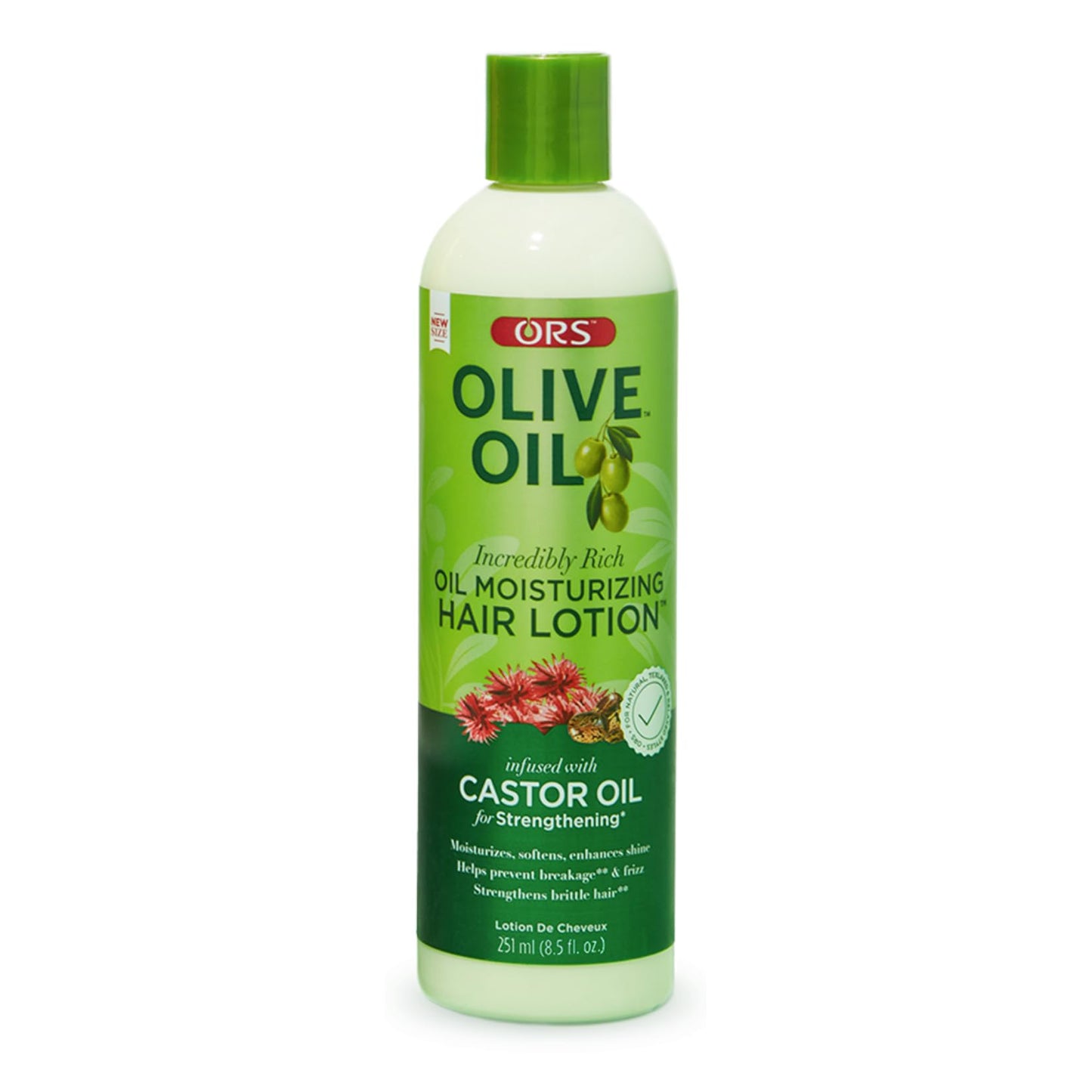 ORS Olive Oil Incredibly Rich Oil Moisturizing Hair Lotion Infused with Castor Oil for Strengthening 8.5 Ounce Beauty & Personal Care ORS
