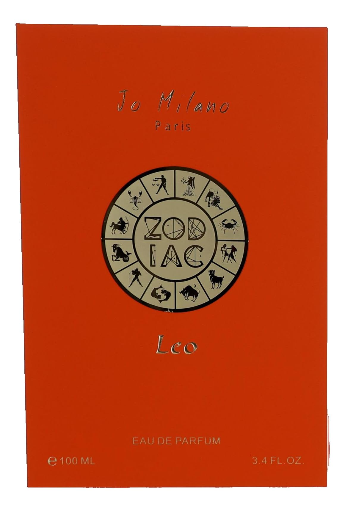 Jo Milano Paris Zodiac LEO Eau de Parfum, 3.4 FL OZ, 100 ML, ORANGE and Gold Beauty & Personal Care Jo Milano