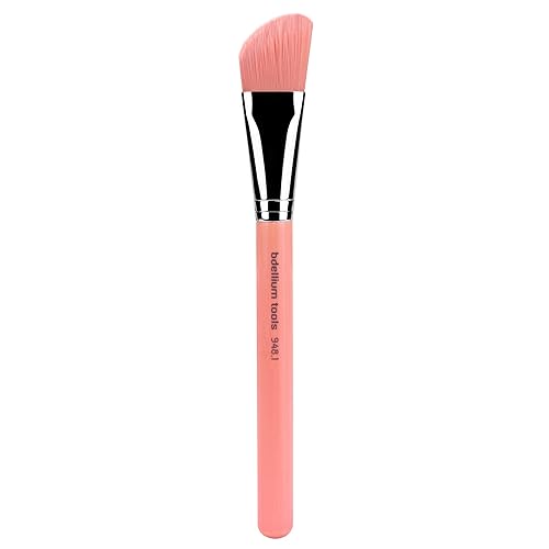 Bdellium Tools Professional Makeup Brush - Pink Bambu Series 948.1 Slanted Foundation - With Soft Synthetic Fibers, For Foundation (Pink, 1pc) Beauty & Personal Care BDELLIUM TOOLS