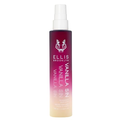 Ellis Brooklyn VANILLA SIN Fragrance Mist - Gourmand Perfume Mist with Black Cherry, Fresh Freesia, & Bourbon Vanilla, Vegan Perfume Made In The Beauty & Personal Care Ellis Brooklyn