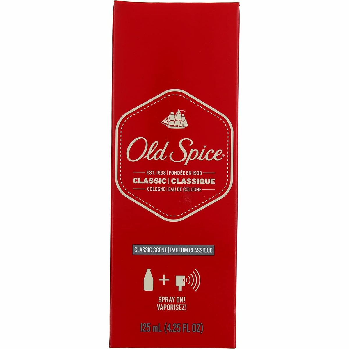 Old Spice Classic Cologne Spray 4.25 oz (Pack of 6) Beauty & Personal Care Old Spice