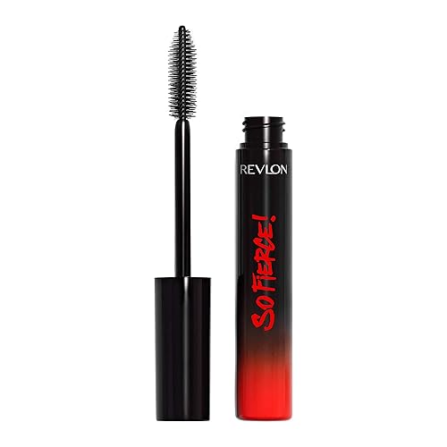 Revlon Mascara, So Fierce Eye Makeup, Lasts up to 24 Hours, No Clump, Smudge-Proof, Flake-Free, 702 Black, 0.25 fl oz Beauty & Personal Care REVLON
