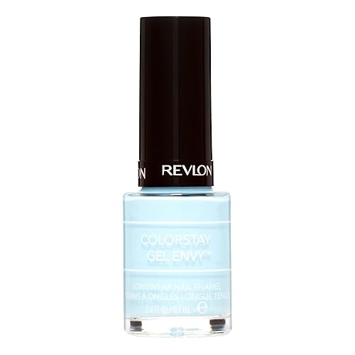 Revlon ColorStay Gel Envy Longwear Nail Polish, with Built-in Base Coat & Glossy Shine Finish, in Blue/Green, 350 To The Chapel, 0.4 oz Beauty & Personal Care REVLON