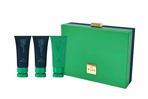 R+Co BLEU Repair + Moisture Trial Set | Limited Edition | Travel Size Shampoo, Conditioner & Repair Mask | Strengthens, Hydrates, and Revives Damaged Beauty & Personal Care R+Co