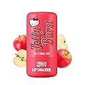 Lip Smacker Hello Kitty So Jelly Lip & Cheek Tint, Moisturizing Sheer & Buildable Color, Fun Bouncy Jelly Texture, Sweet Apple Flavor - Apple Beauty & Personal Care Lip Smacker