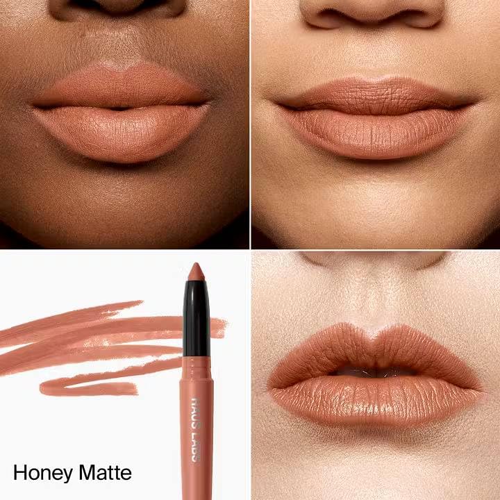 HAUS LABS BY LADY GAGA Le Monster Lip Crayon - Honey Matte & ENTEL Aloe vera Sheet Masque (BONUS) Beauty & Personal Care Haus Laboratories