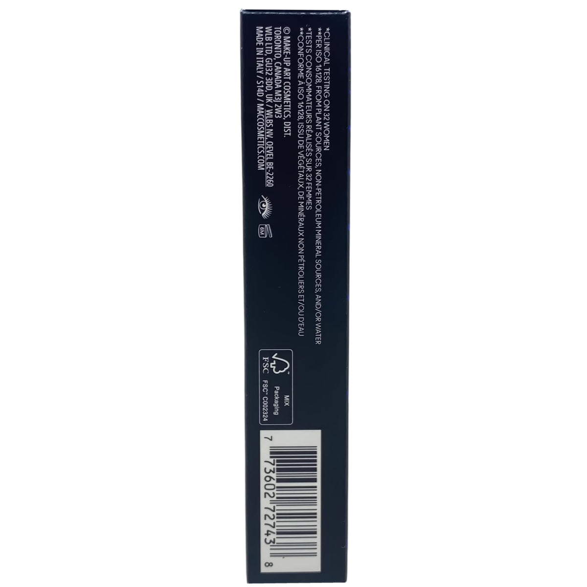 M·A·C Cosmetics M·A·Cstack Elevated Mascara - Denim Stack (Royal blue) .41 fl oz / 12 mL