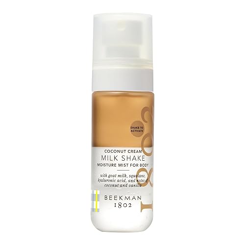 Beekman 1802 Milk Shake Hydrating Body Mist - Alcohol-Free Moisture with Goat Milk, Hyaluronic Acid & Squalane, Lightweight Skin Softening Spray Beauty & Personal Care Beekman 1802