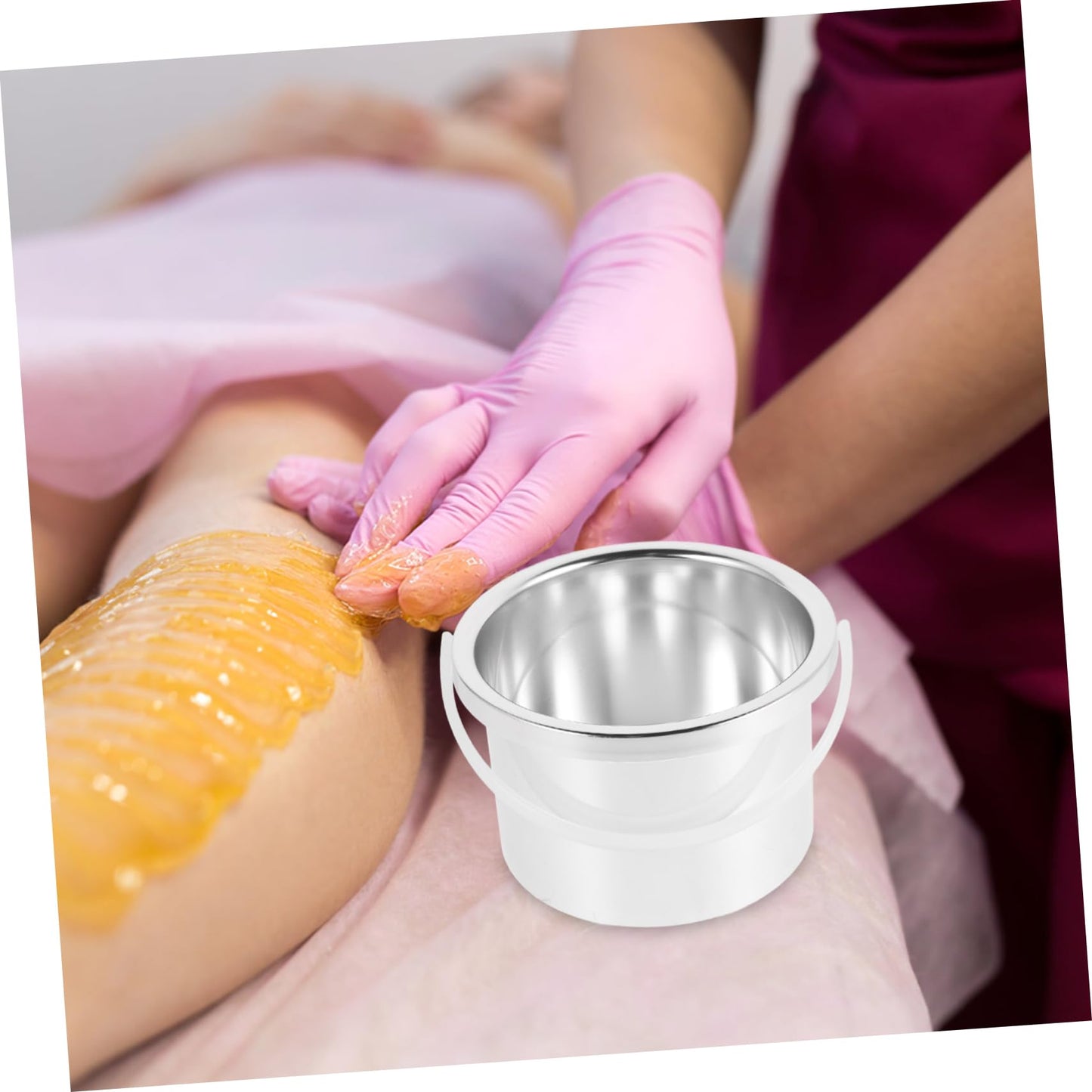 AUTSUPPL Wax Melting Pot Replacement Dish 4.72In Aluminum Inner Pot for Wax Warmer Burner Hair Removal Waxing Efficient Heat Conduction Beauty and Personal Care AUTSUPPL
