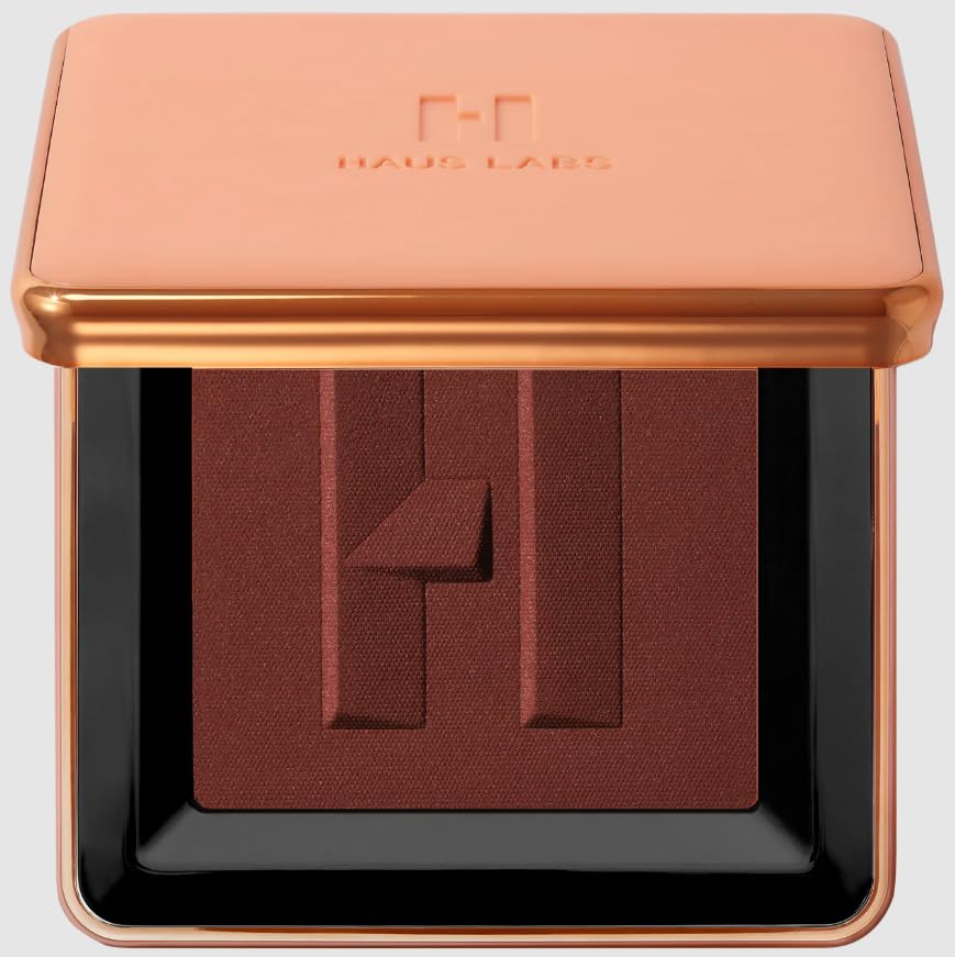 HAUS LABS BY LADY GAGA Power Sculpt Velvet Powder Bronzer - Redwood Medium Deep Beauty & Personal Care HAUS LABS BY LADY GAGA
