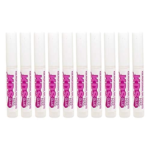 10 pcs KDS Nail Tip Glue - Adhesive Super Bond for Acrylic Nails Tips - 0.07 oz for Each Glue Beauty & Personal Care lofuanna
