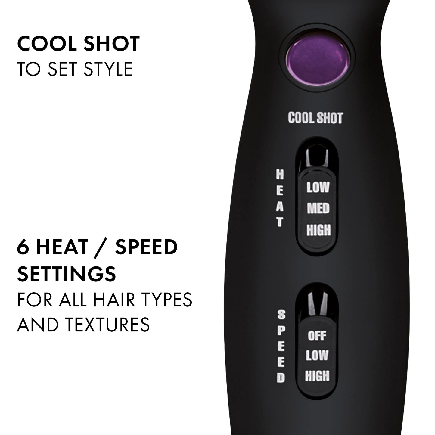 HOT TOOLS Pro Artist Tourmaline 2000 Turbo Hair Dryer | Lightweight with Quiet Blowout Results Beauty & Personal Care HOT TOOLS