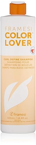 FRAMESI Color Lover Curl Define Shampoo, 16.9 fl oz, Shampoo for Curly Hair with Quinoa and Aloe Vera, Color Treated Hair Beauty & Personal Care FRAMESI