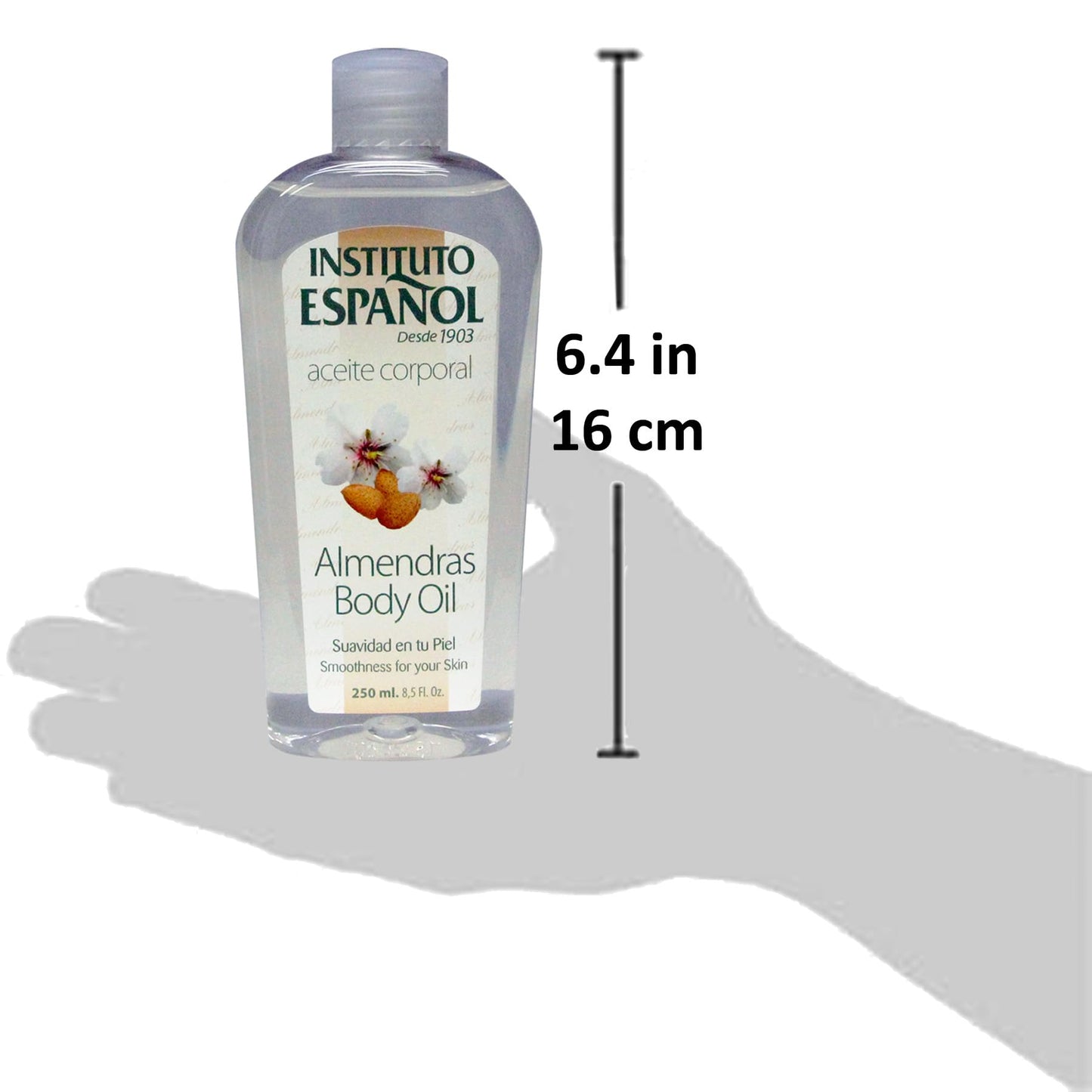 Instituto Español Almond Body Oil, Smoothness for your Skin, 2-Pack Of 8.5 FL Oz each, 2 Bottles Beauty & Personal Care Instituto Español