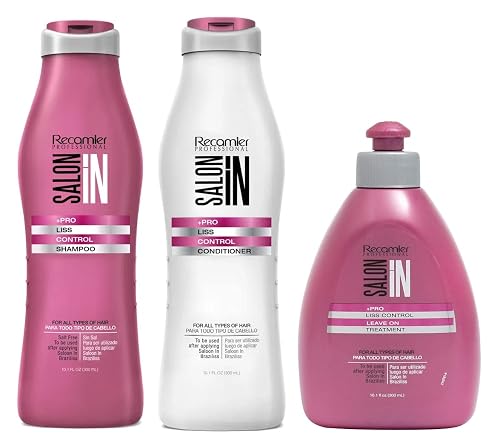 Recamier Professional Salon In +Pro Liss Control Hair Shampoo, Conditioner and Treatment Bundle 3 Piece kit 40403 Small Beauty & Personal Care RECAMIER PROFESSIONAL SALON IN