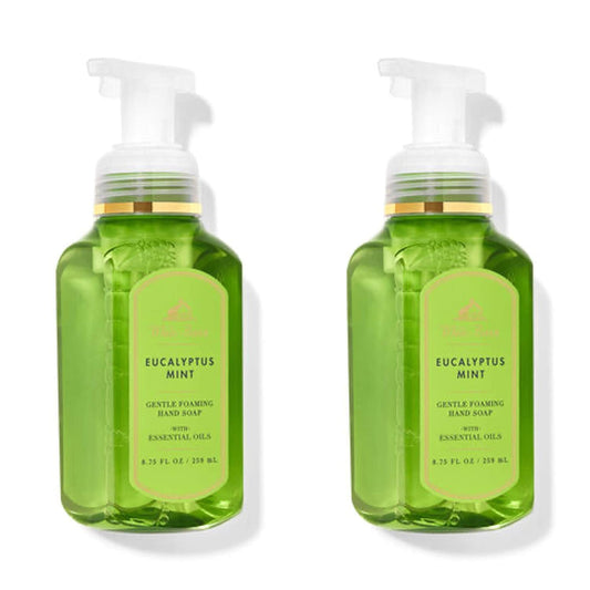 Bath and Body Works Eucalyptus Mint, Gentle Foaming Hand Soap, 8.75 Ounce (2-Pack) Beauty & Personal Care Sameriver